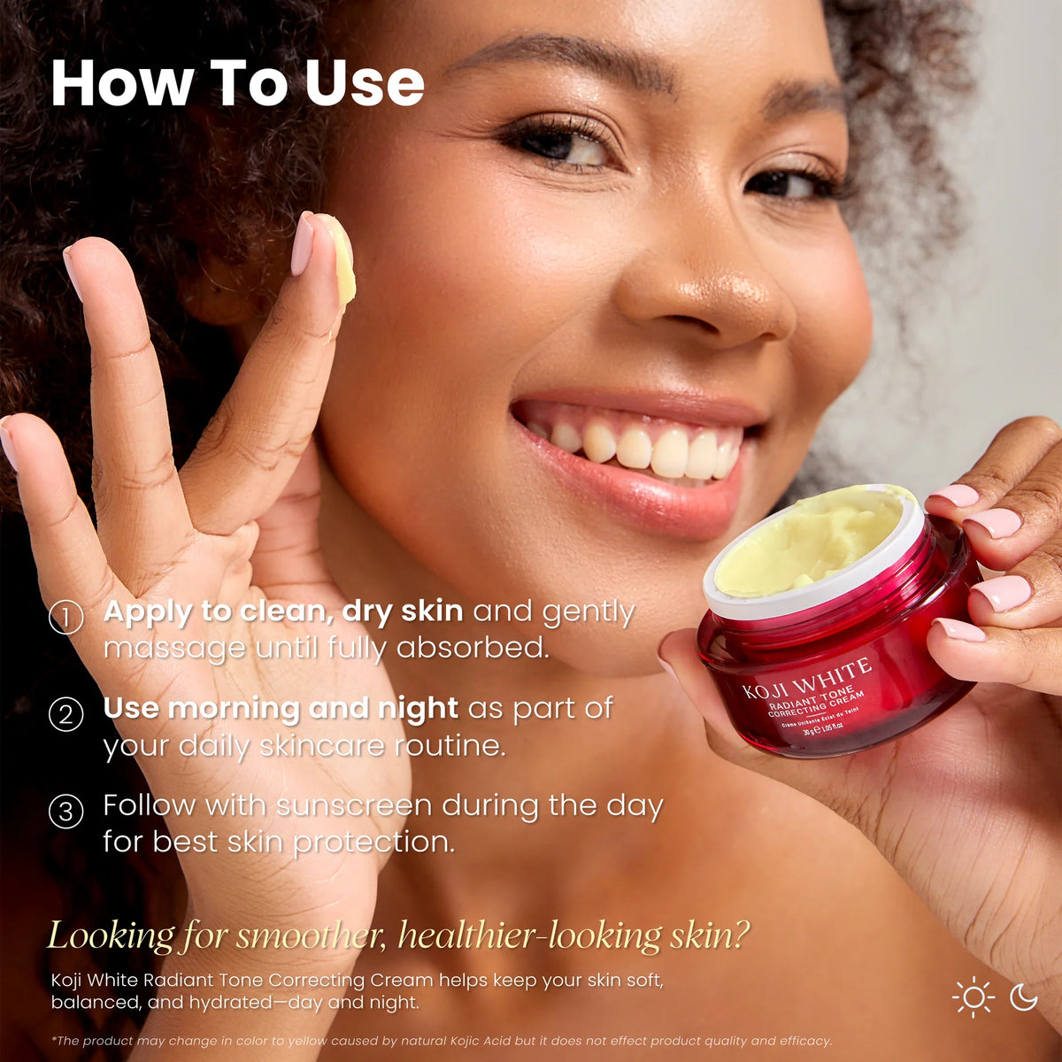 Koji White - Radiant Tone Correcting Cream (30g/1.05 fl.oz)