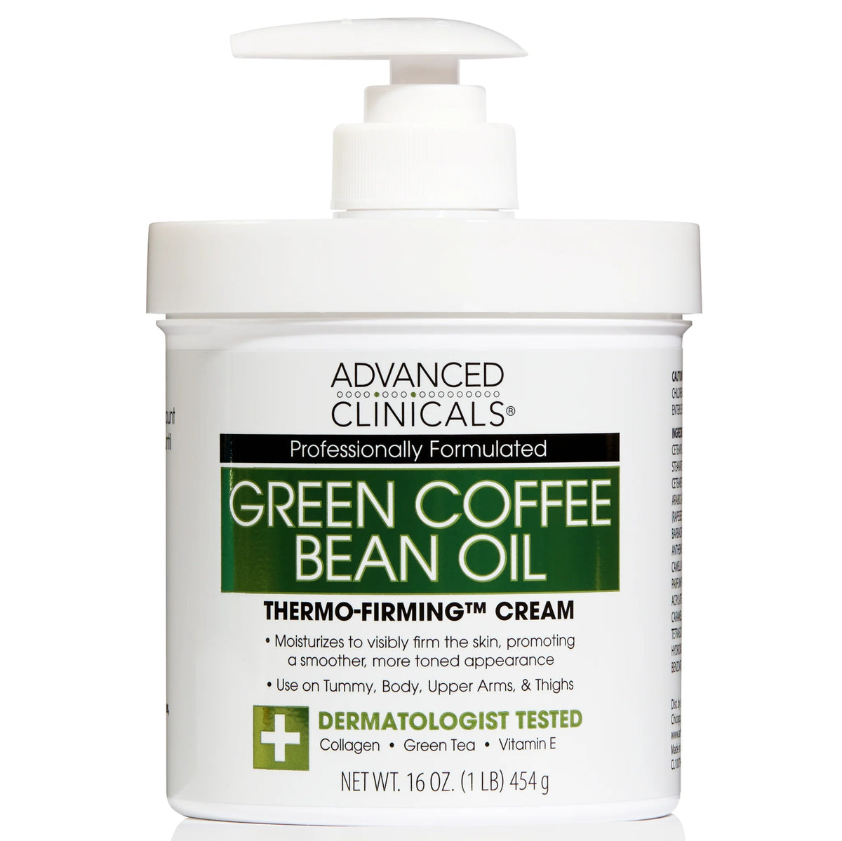 Advanced Clinicals - Green Coffee Bean Oil (1 LB / 16 0z.)