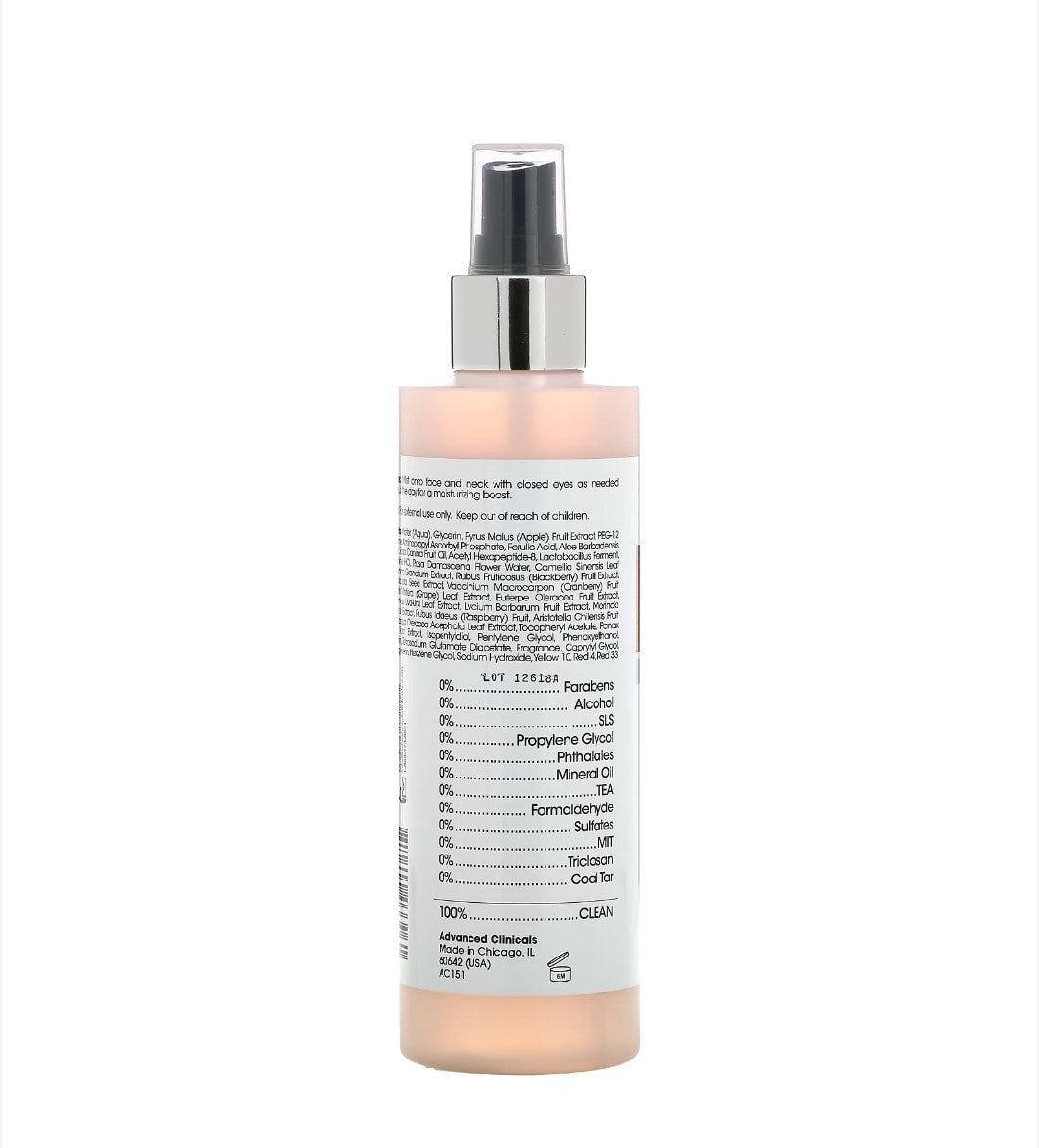 Advanced Clinicals - C-Glow Toner, Vitamin C + Ferulic Acid, 8 fl oz (237 ml)
