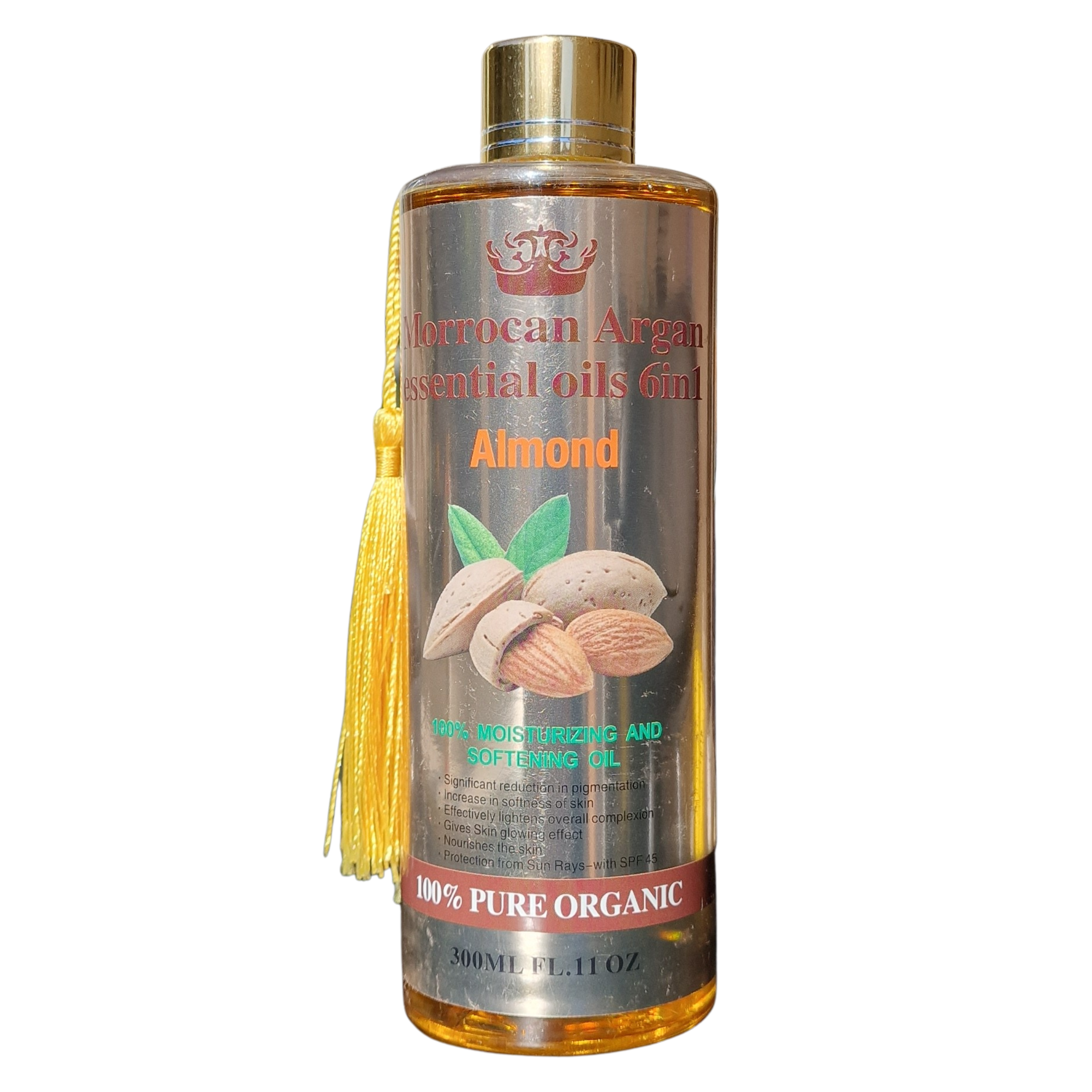 Morrocan Argan Essential Oils 6in1 - Almond (300ml / 11 fl oz)