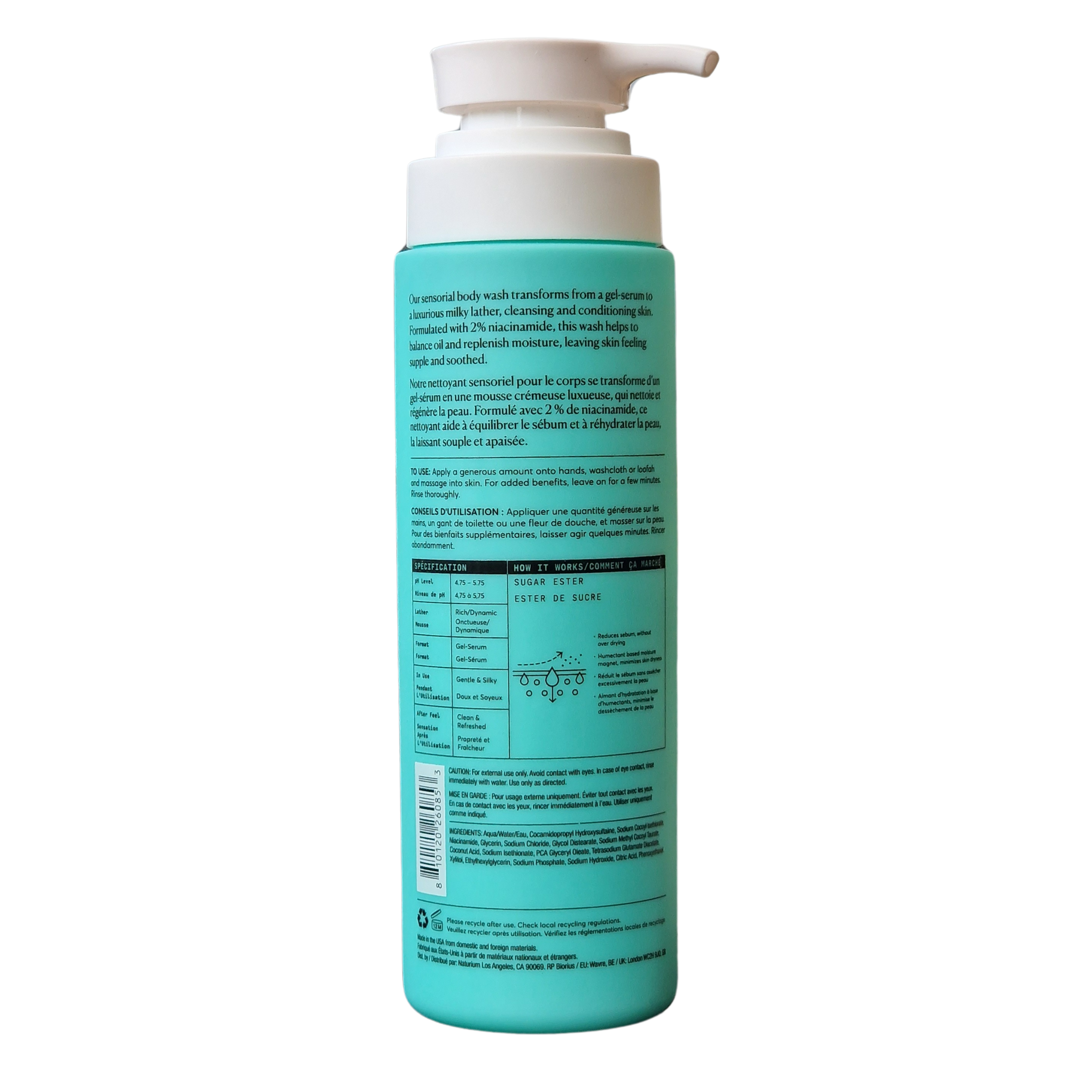 Naturium - The Purifier Niacinamide Serum Body Wash (500ml/ 16.9 fl oz)