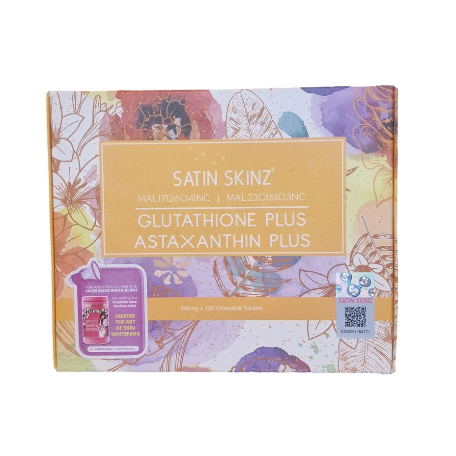 Satin Skinz - Glutathione Plus Astaxanthin Plus