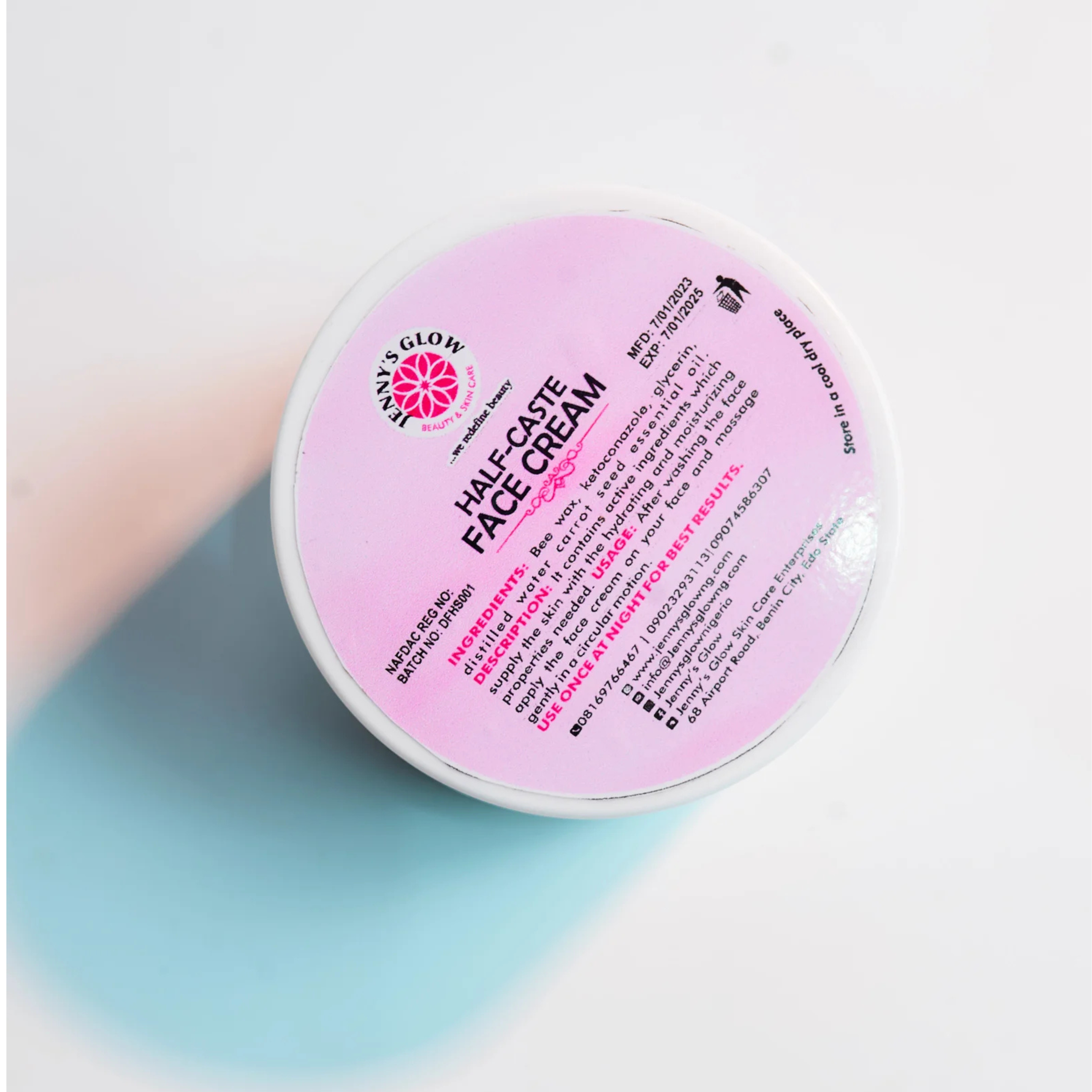 JennysGlow - Halfcaste Face Cream