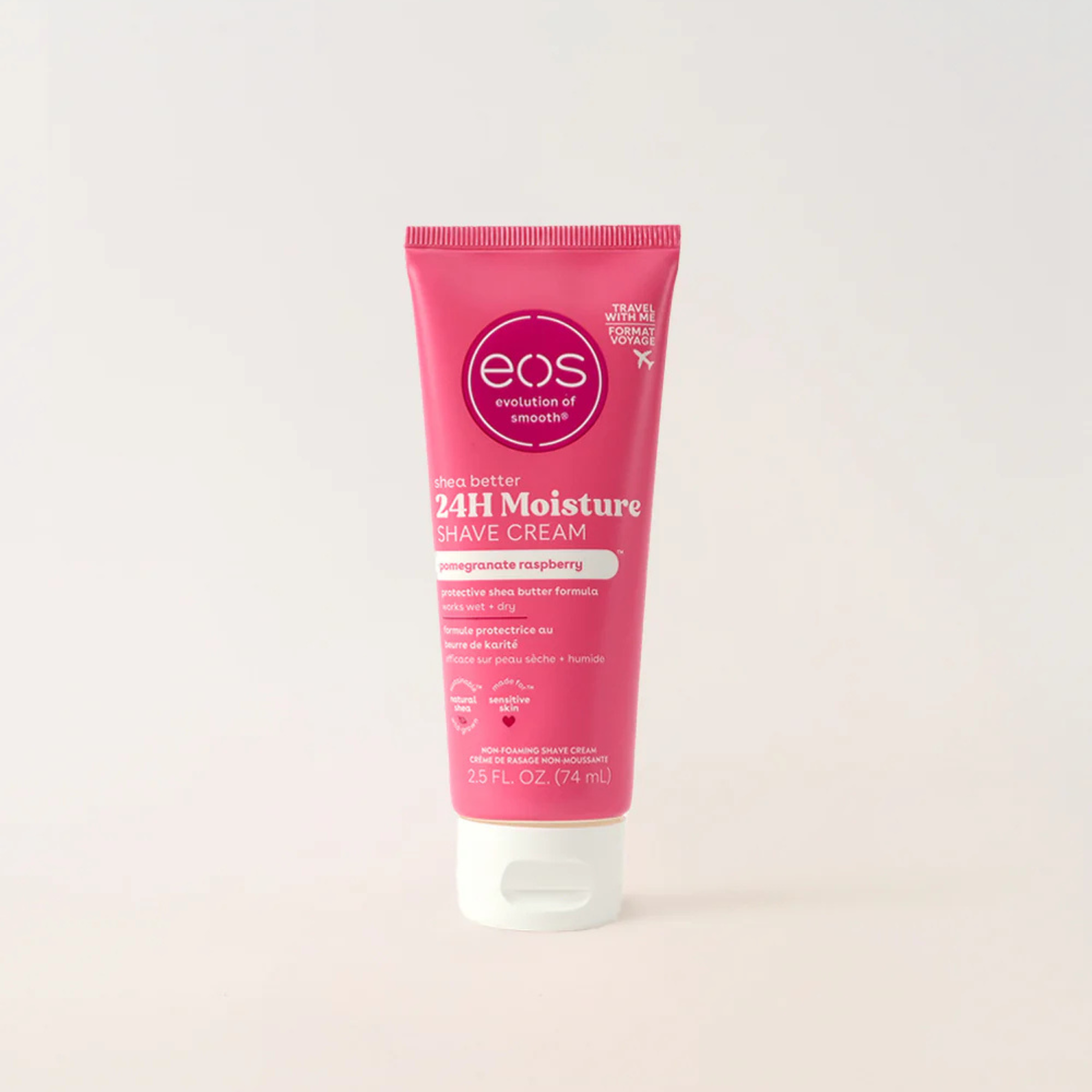 eos - Pomegranate Raspberry Travel Shave Cream
