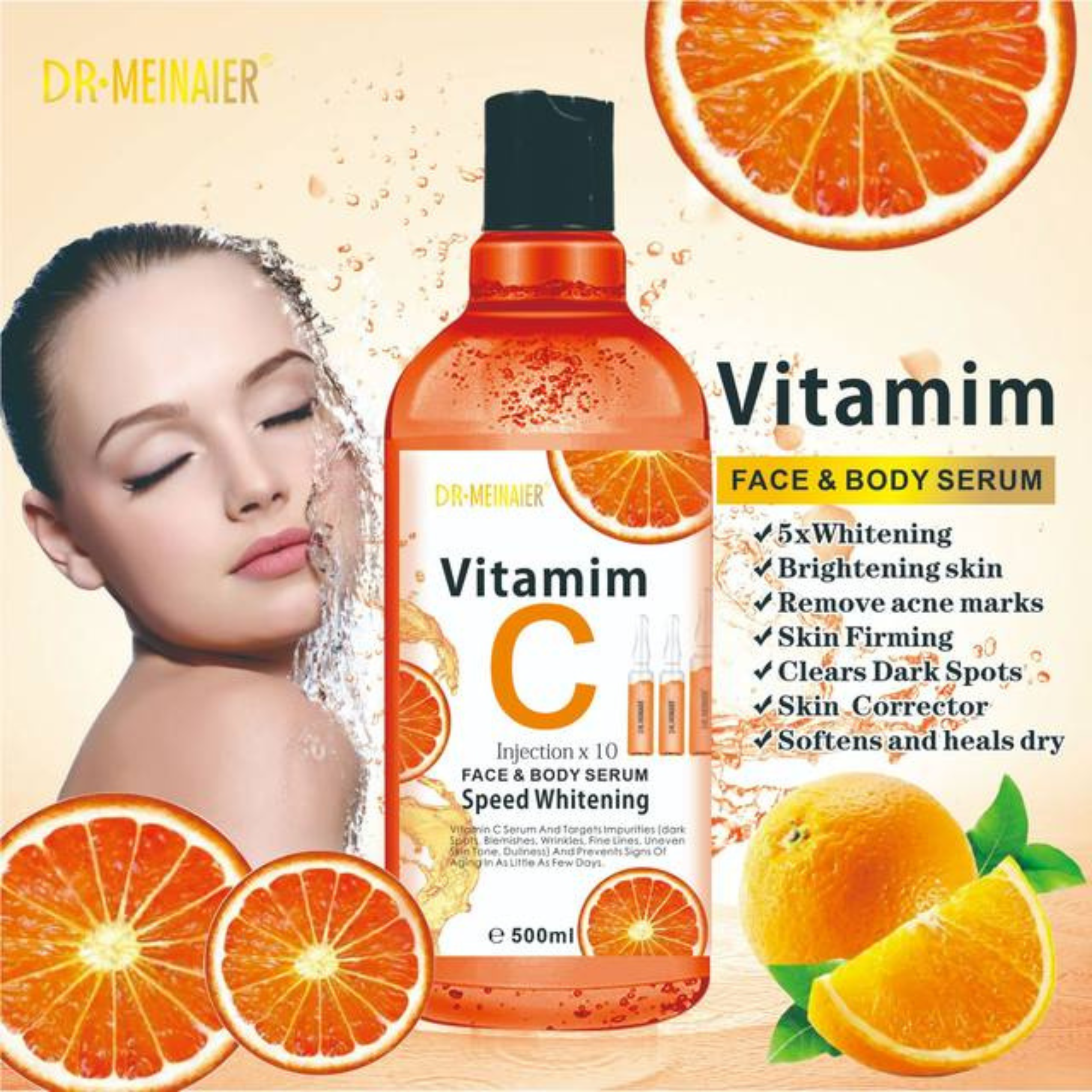 DR.MEINAIER - Whitening Vitamin C Serum (500ml)