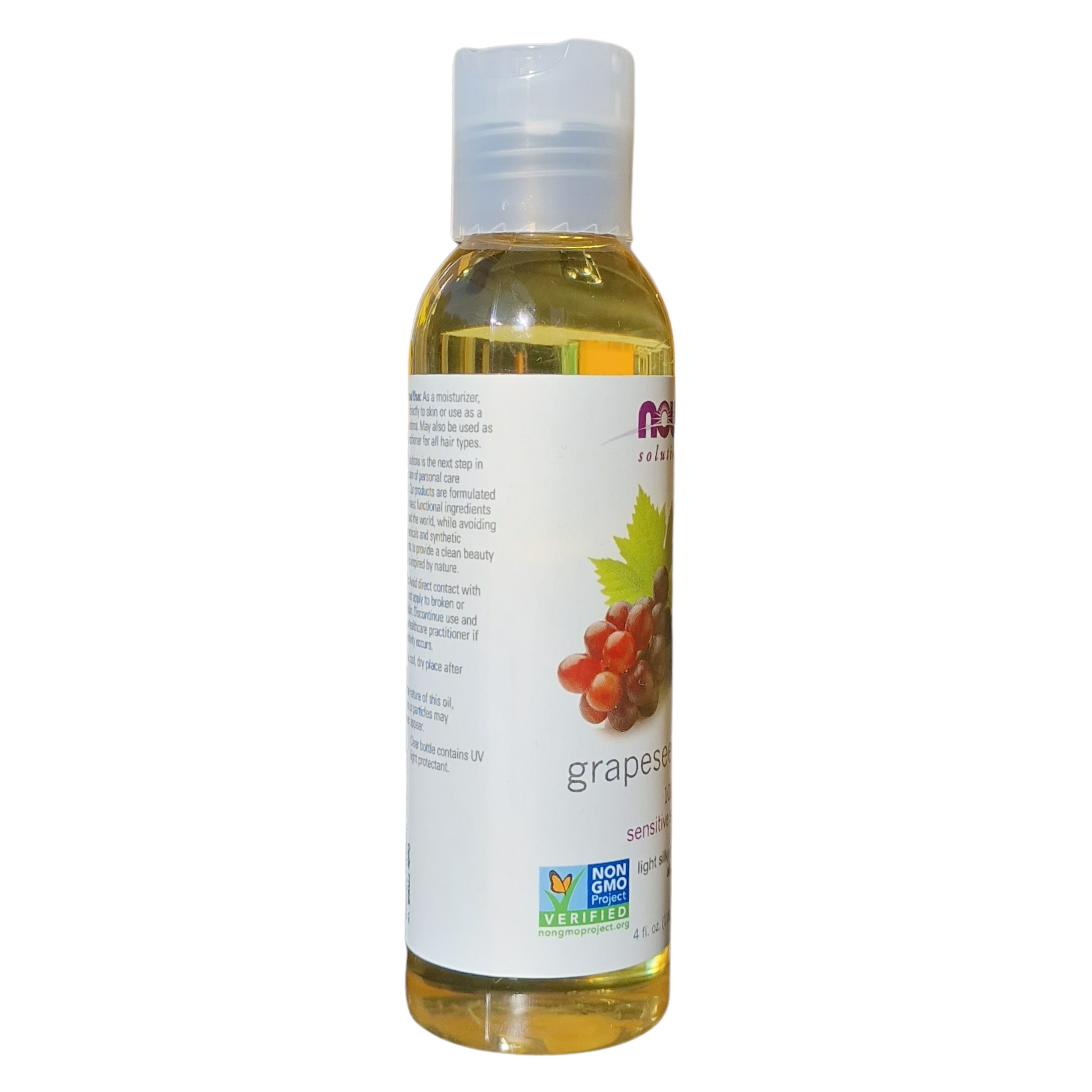 Now Solutions - Grapeseed Oil (118ml / 4 fl oz)