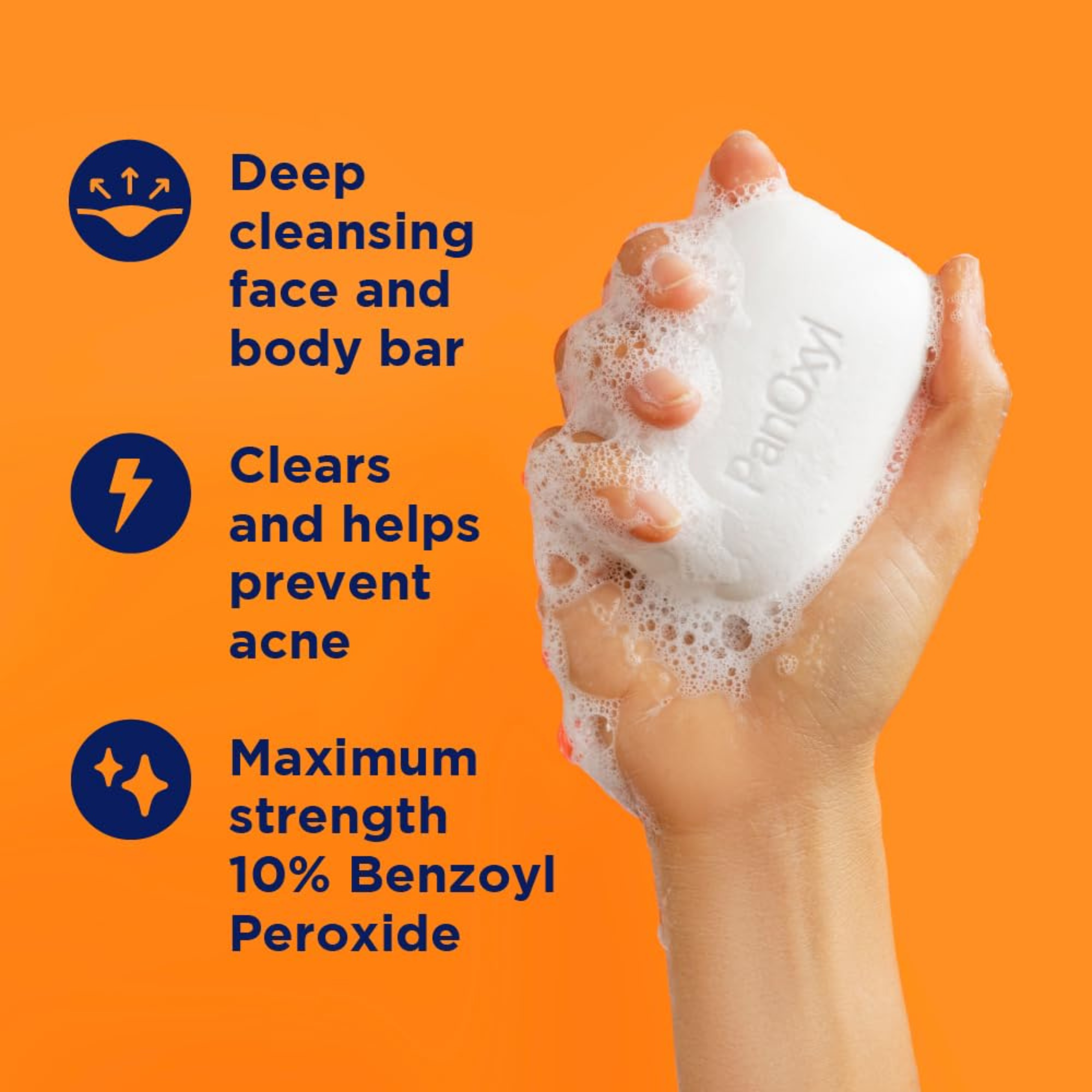 PanOxyl - Acne Treatment Bar 10% Benzoyl Peroxide (120g)