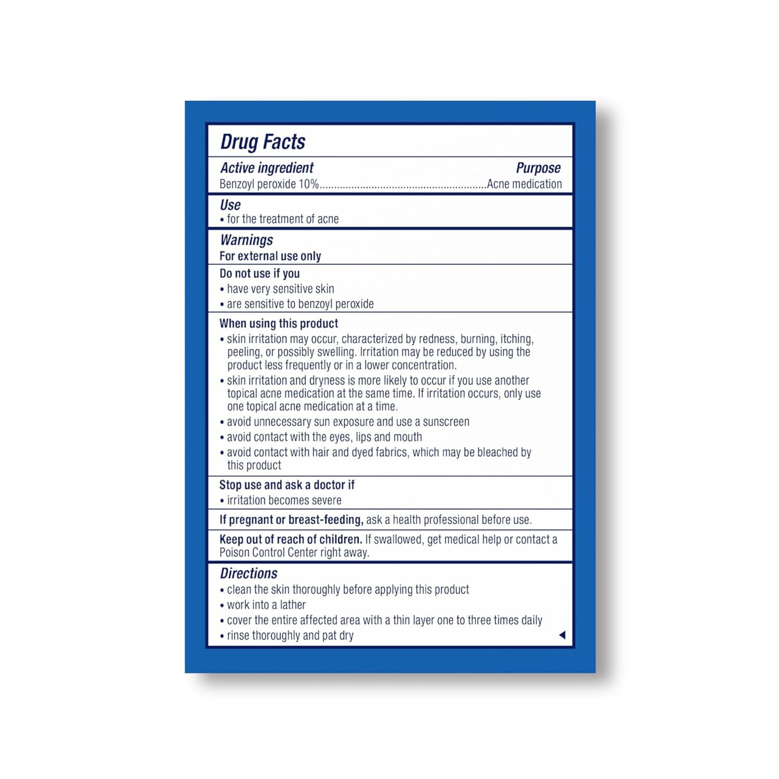 PanOxyl - Acne Treatment Bar 10% Benzoyl Peroxide (120g)
