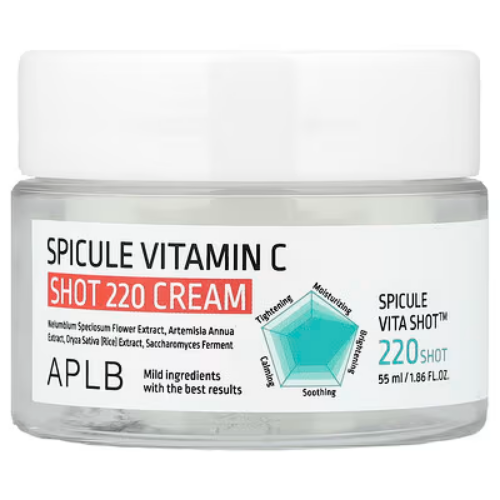 APLB, Spicule Vitamin C Shot 220 Cream 1.86 fl oz (55 ml)