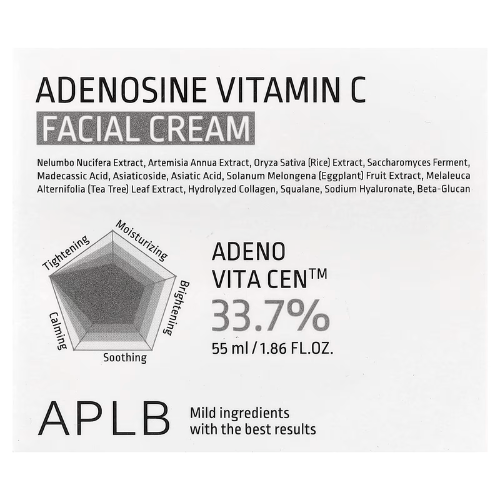 APLB, Adenosine Vitamin C Facial Cream (1.86 fl oz/55 ml)