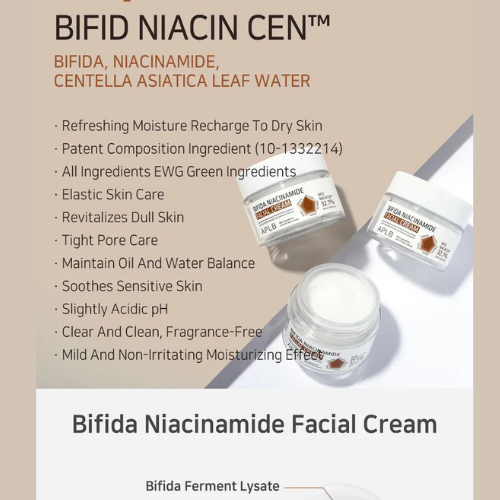 APLB - Bifida Niacinamide Facial cream 55ml