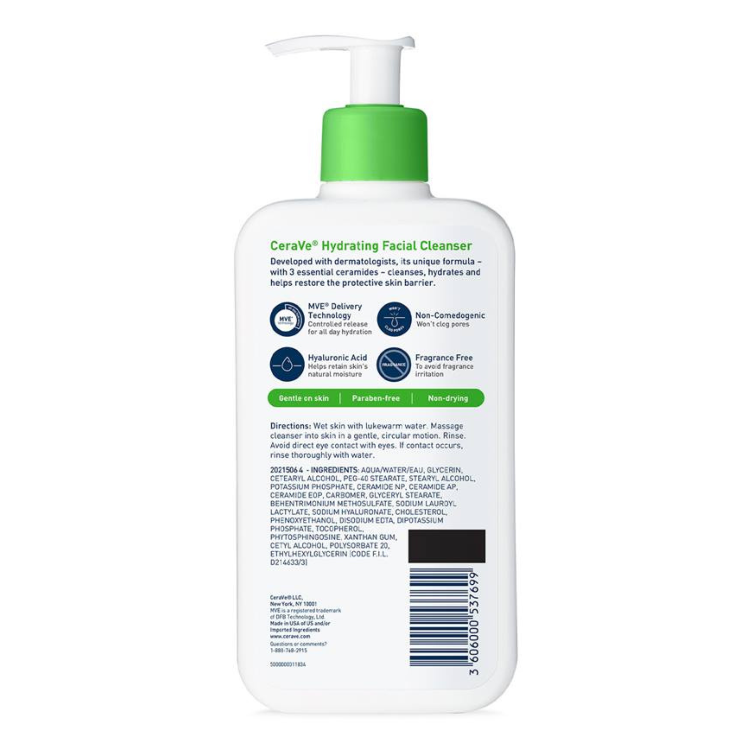 CeraVe - Hydrating Cleanser ( 8FL oz/236ml)