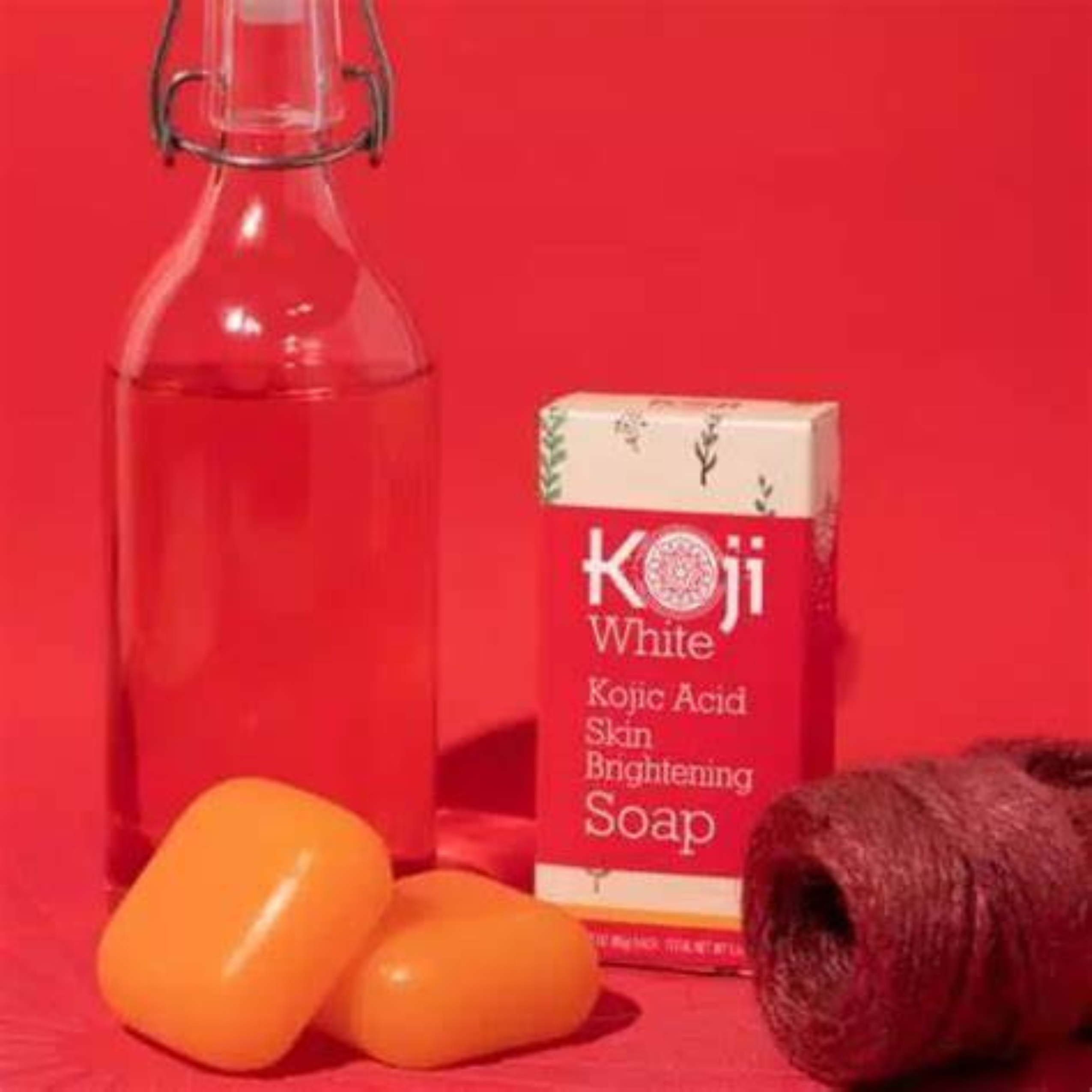 Koji White - Koji Acid & Papaya Brightening soap ( 2 bars)