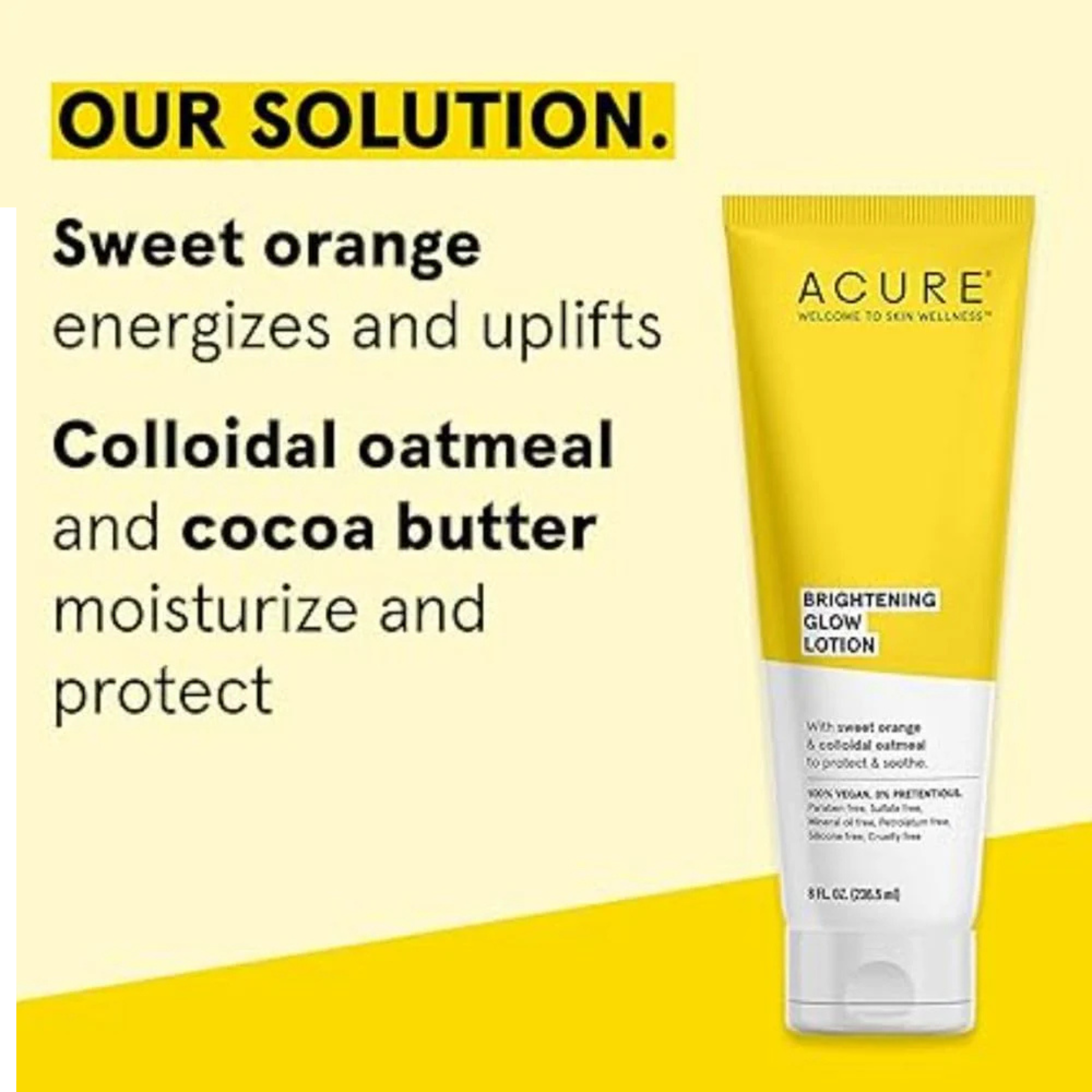 Acure - Brightening Glow Lotion (8fl oz/ 236ml)