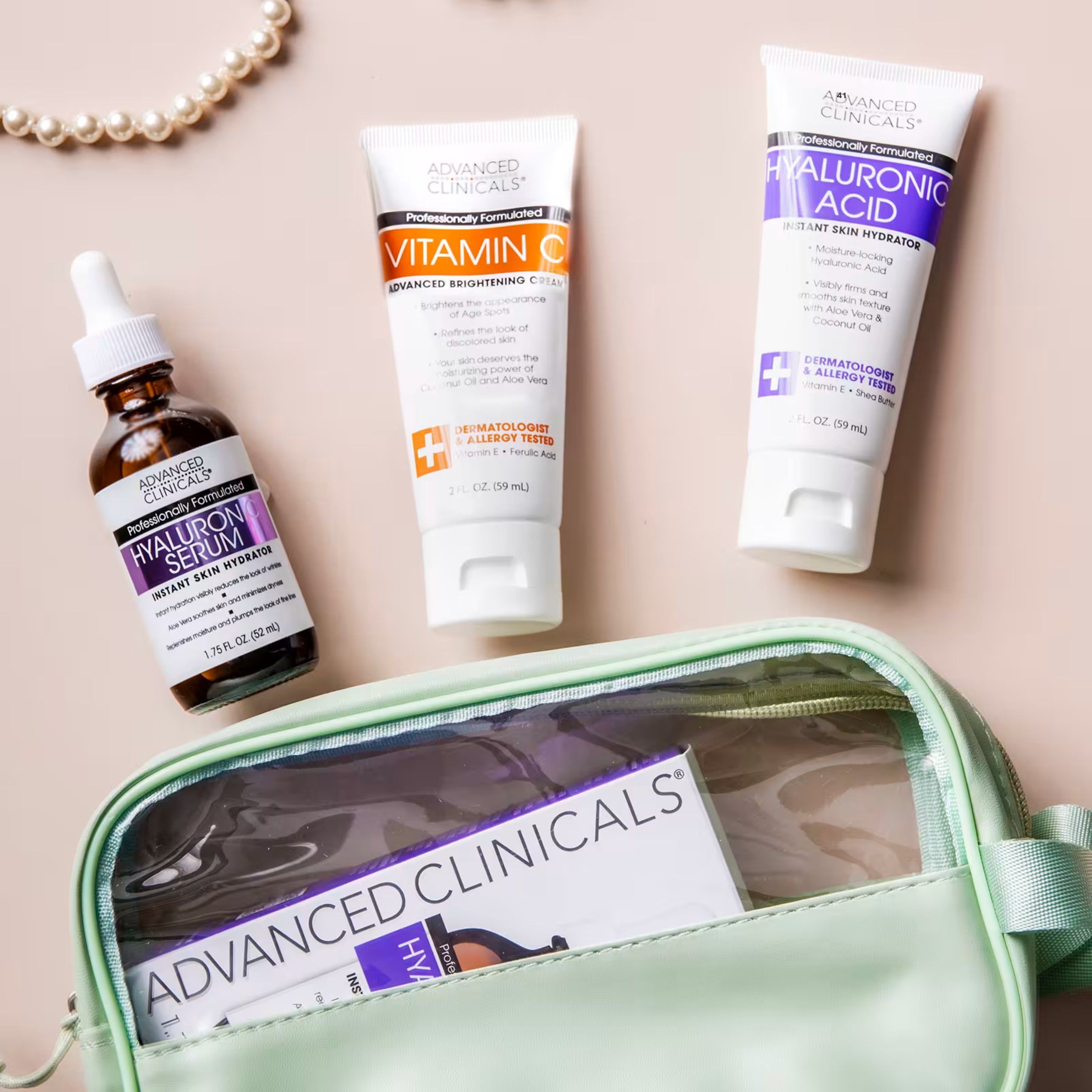 Advanced Clinicals- Hydration Beauty Bag