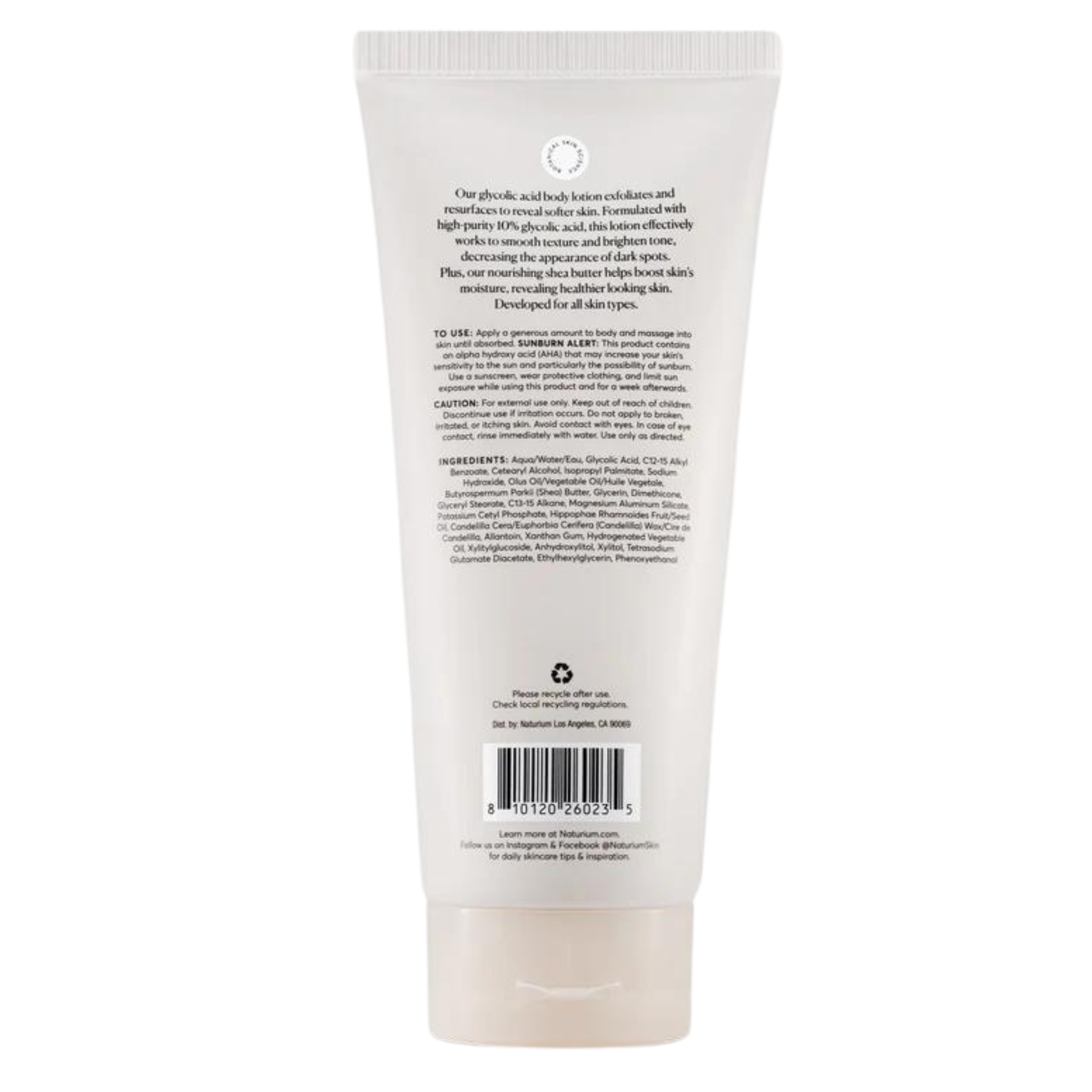 Naturium - The Smoother Glycolic Acid Body Lotion (234ml / 8 fl oz)