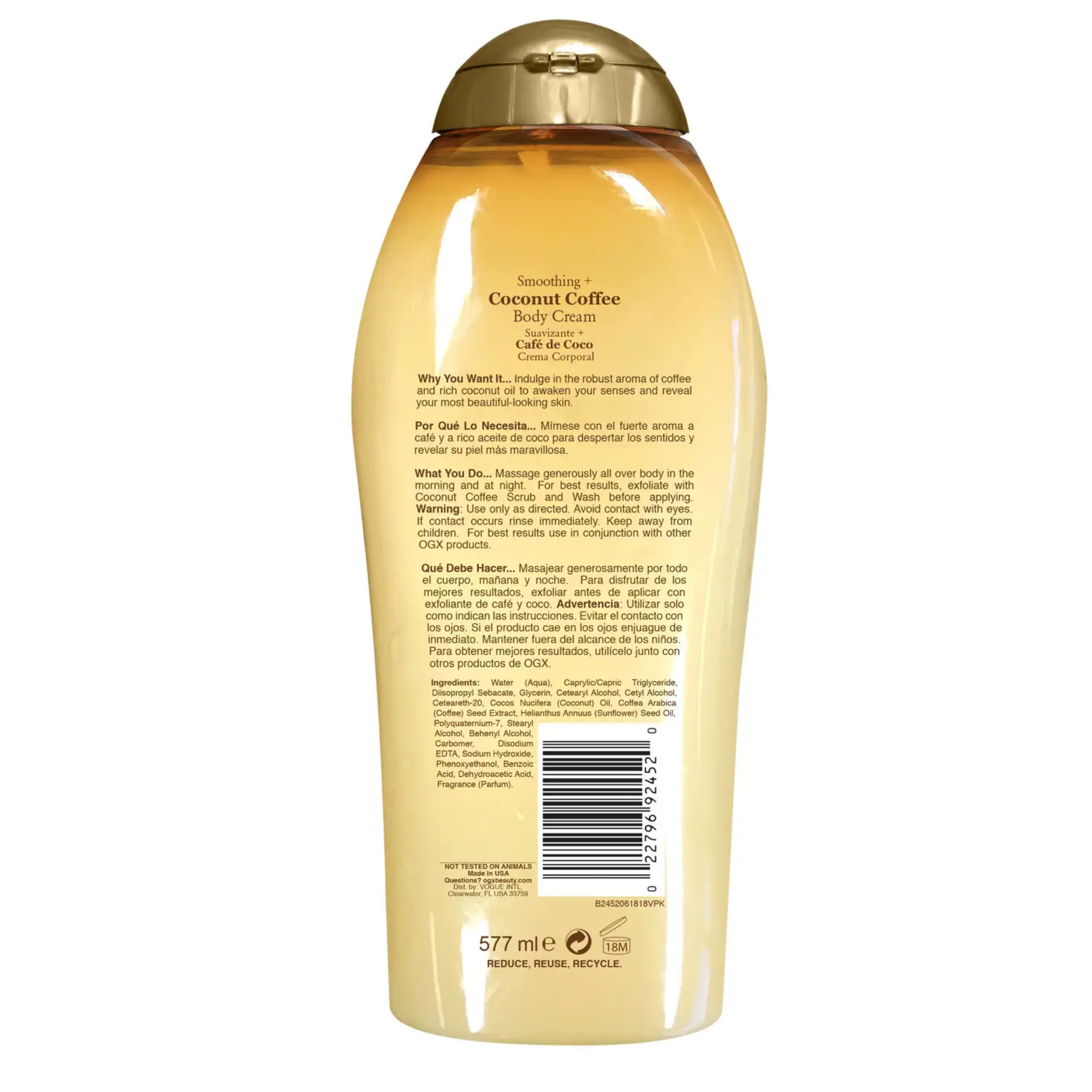ogx - Coconut Coffee Body Cream