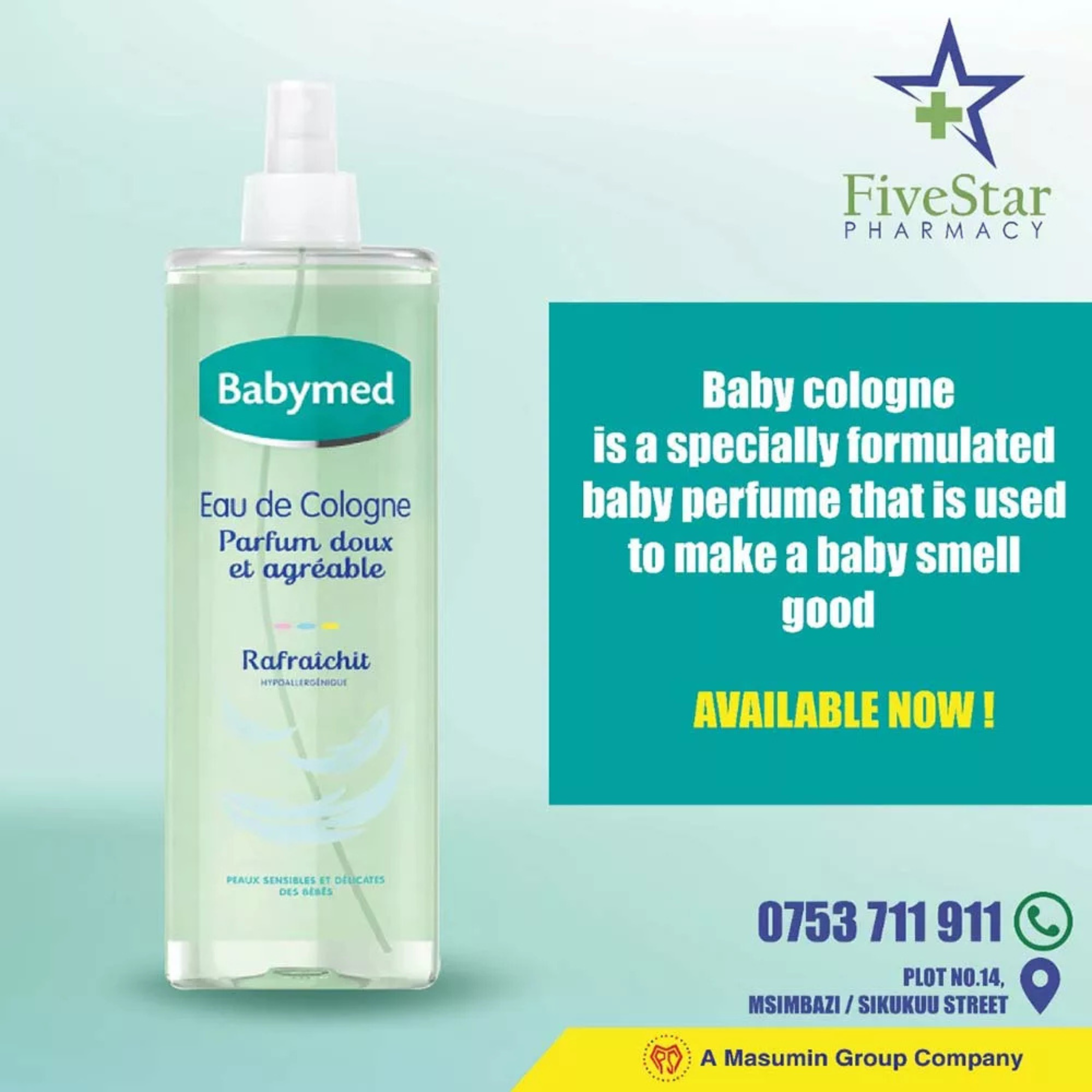 Babymed - Eau de cologne (200ml)