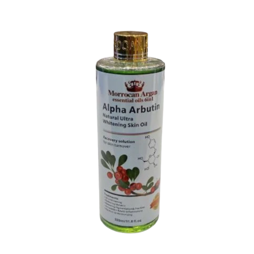 Morrocan Argan essential oils 6 in 1 - Alpha Arbutin Whitening skin Oil (320ml)