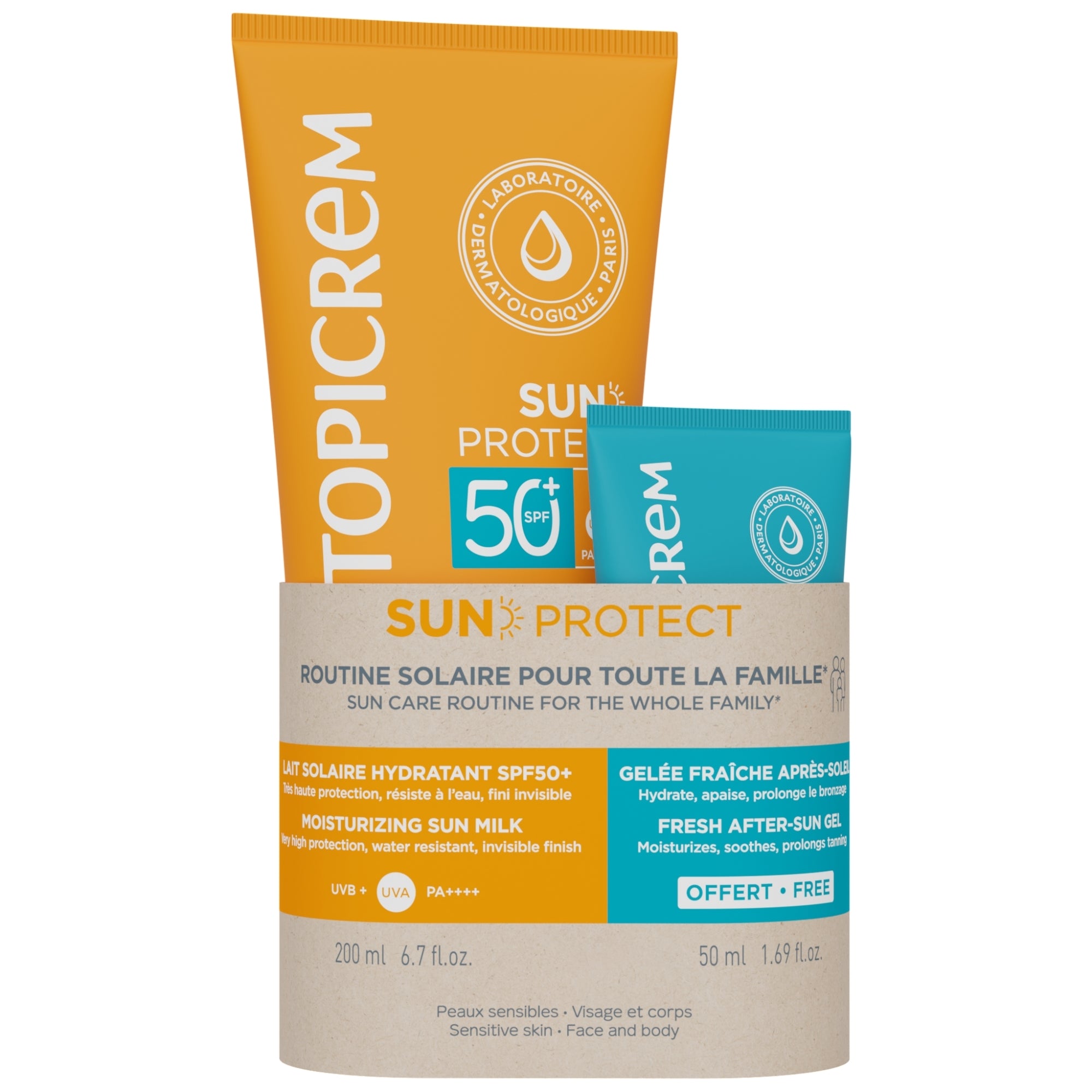 Topicrem - Sun Protect Moisturizing Sun Spray + Fresh After-Sun Gel