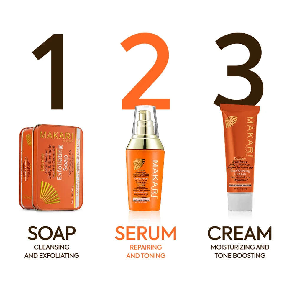 Makari - Extreme Argan &amp; Carrot Oil Dark Spot Corrector Serum (1.7oz/50ml)