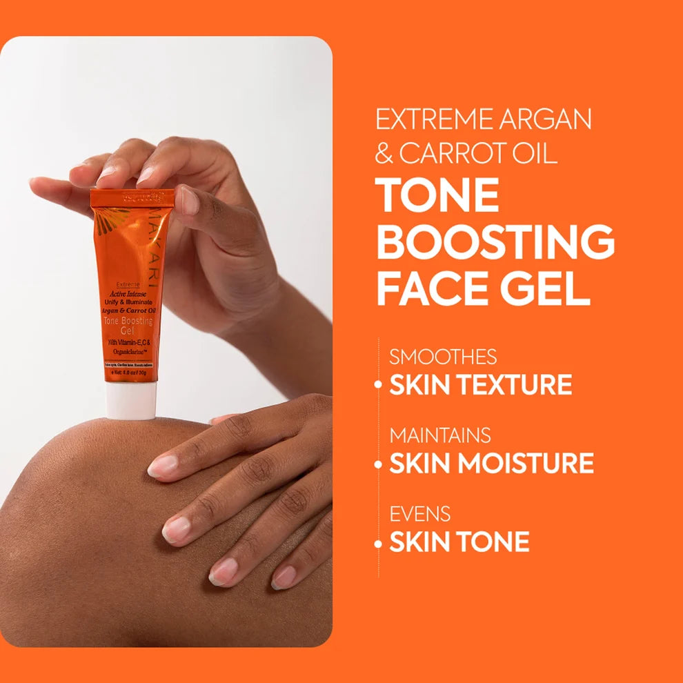 Makari - Extreme Argan &amp; Carrot Oil Tone Boosting Gel advanced lightening (1.0oz/30g)