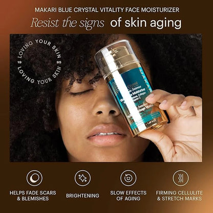 Makari - Blue Crystal Vitality Face Moisturizer brightening day &amp;night cream(1.7oz/50ml)