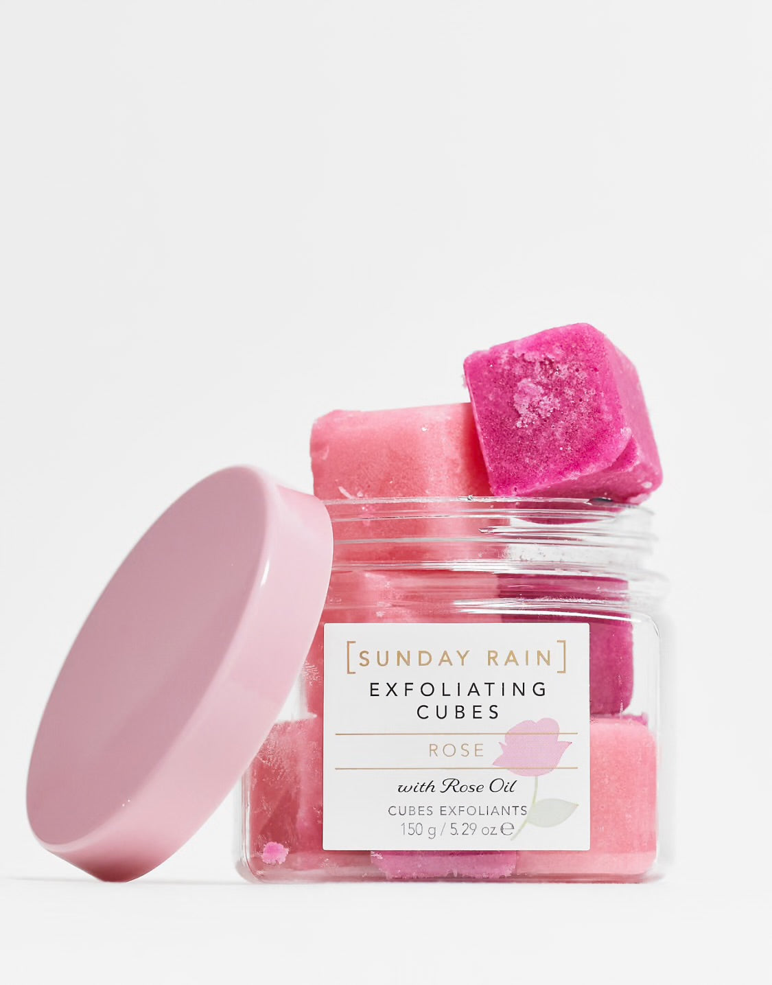 Sunday Rain - Rose Exfoliating Cubes (150g/5.29oz)