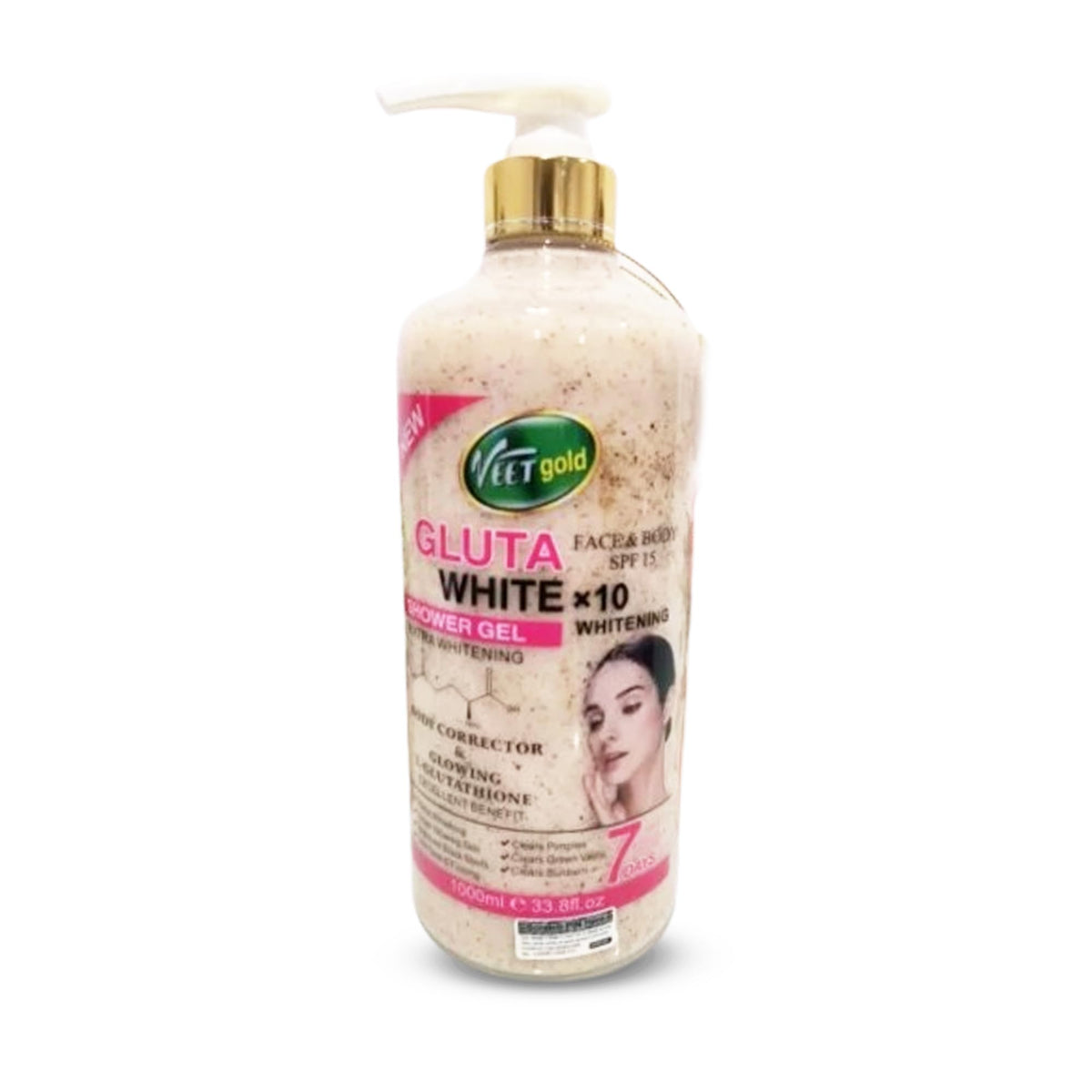 Veetgold - Gulta White X10 Whitening Shower Gel (1000ml/33.8 fl.oz)