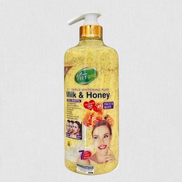 Veetgold - Milk &amp; Honey Triple Whitening Shower Gel (1000ml/33.8 fl.oz)