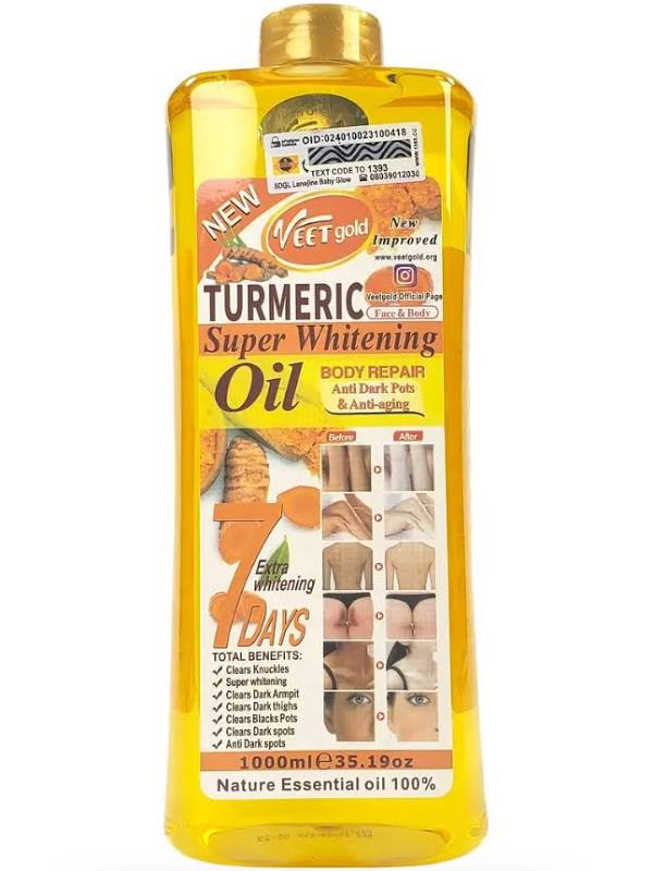 Veetgold - Turmeric Super Whitening Oil (1000ml/35.19 oz)