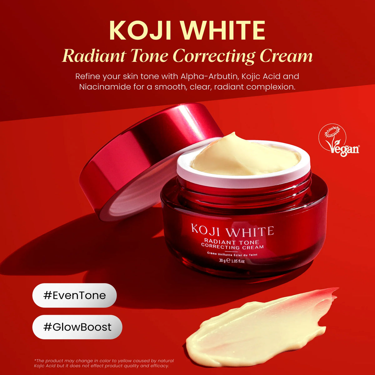 Koji White - Radiant Tone Correcting Cream (30g/1.05 fl.oz)