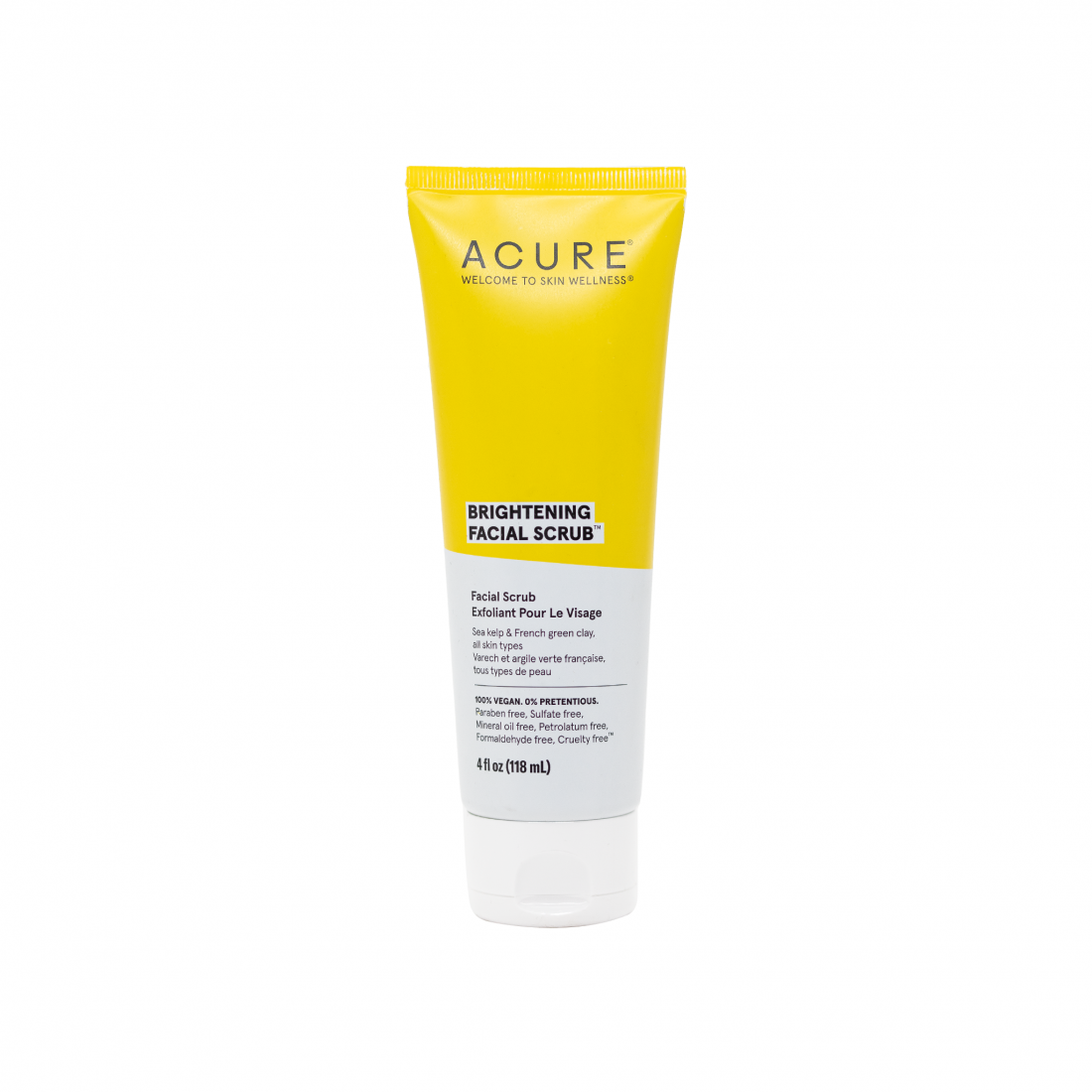 Acure - Brightening Facial Scrub (4 fl.oz./118ml)