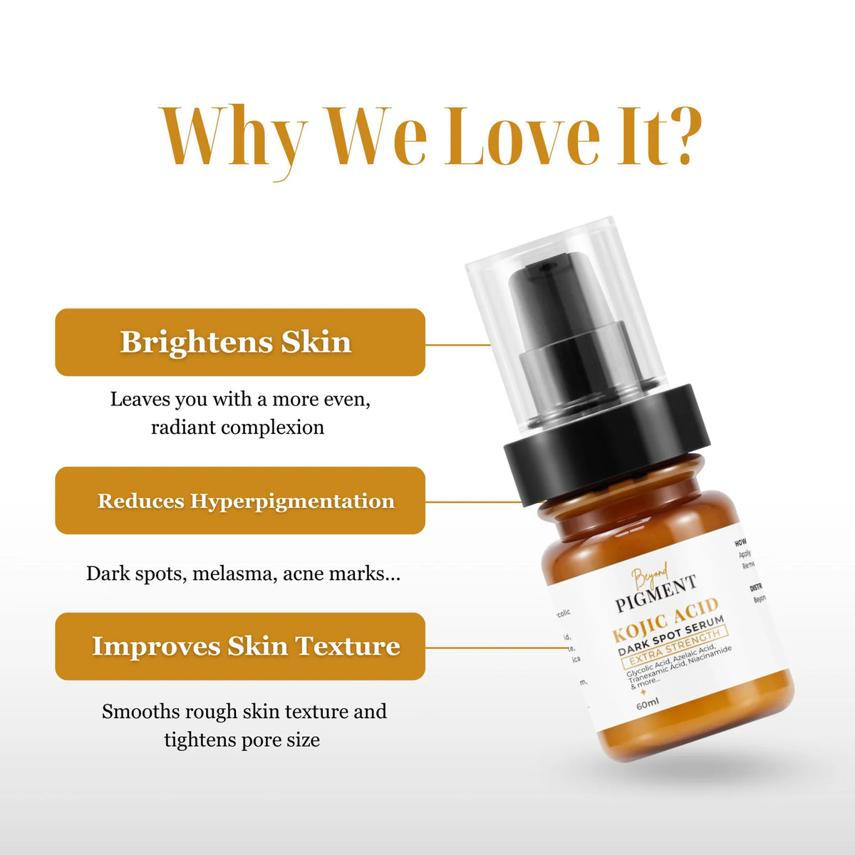 Beyond Pigment - Kojic Acid Dark Spot Serum – Extra Strength