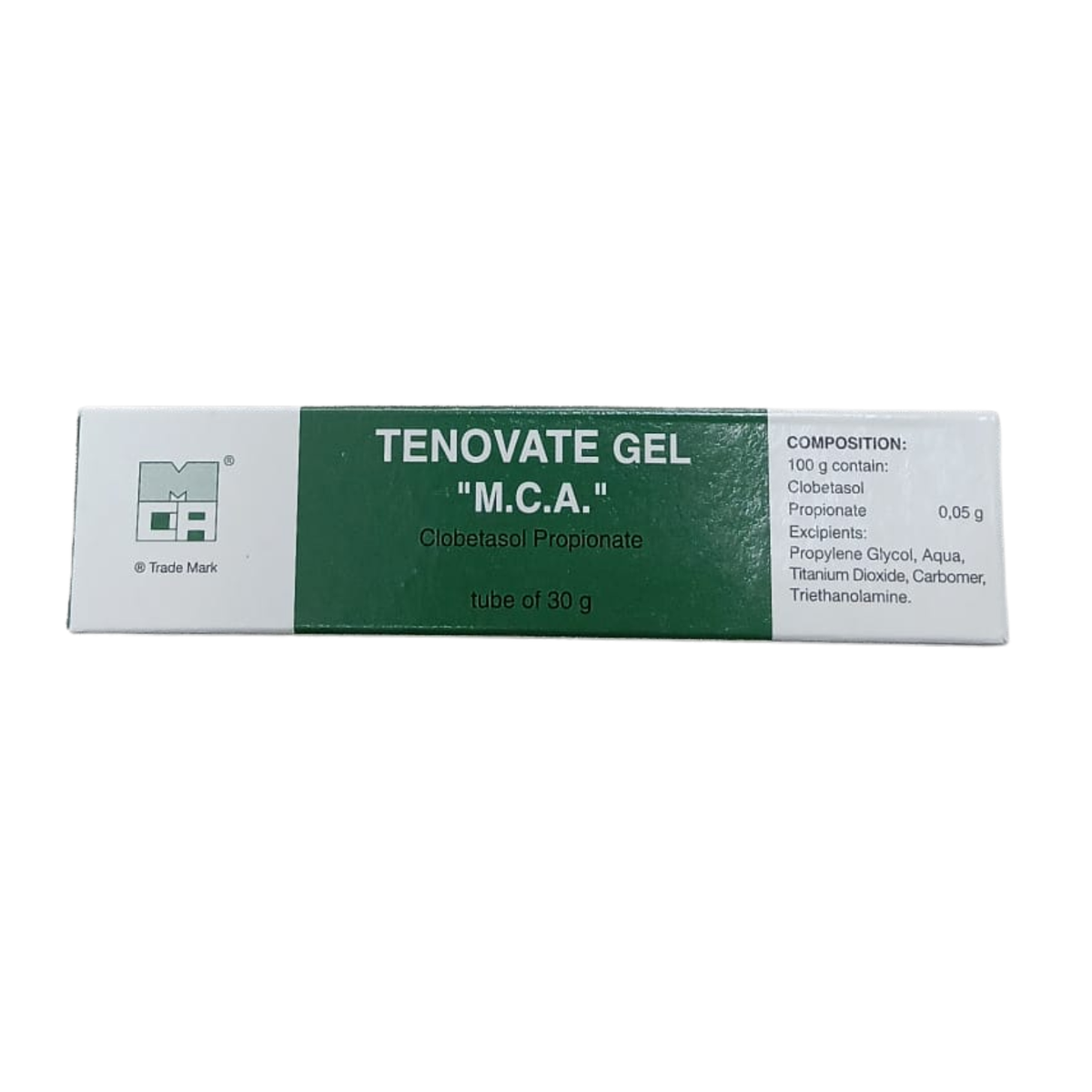 Tenovate Gel "M.C.A" Clobetasol Propionate (30g)