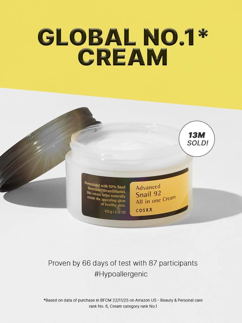COSRX - Advanced Snail 92 All in one Cream (100g / 3.52 oz)