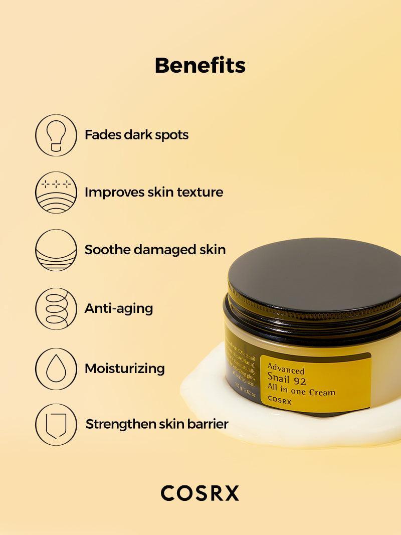 COSRX - Advanced Snail 92 All in one Cream (100g / 3.52 oz)