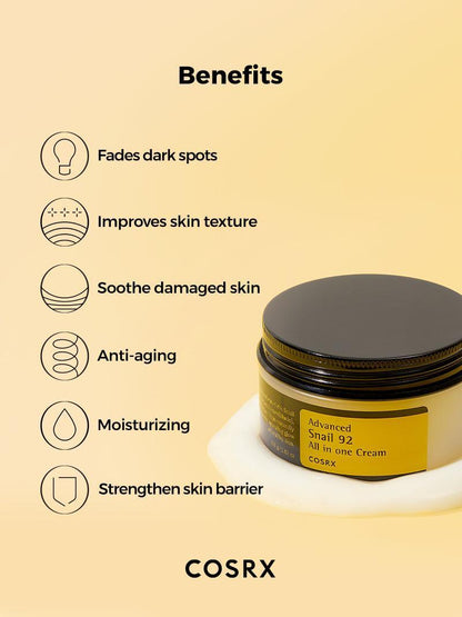 COSRX - Advanced Snail 92 All in one Cream (100g / 3.52 oz)