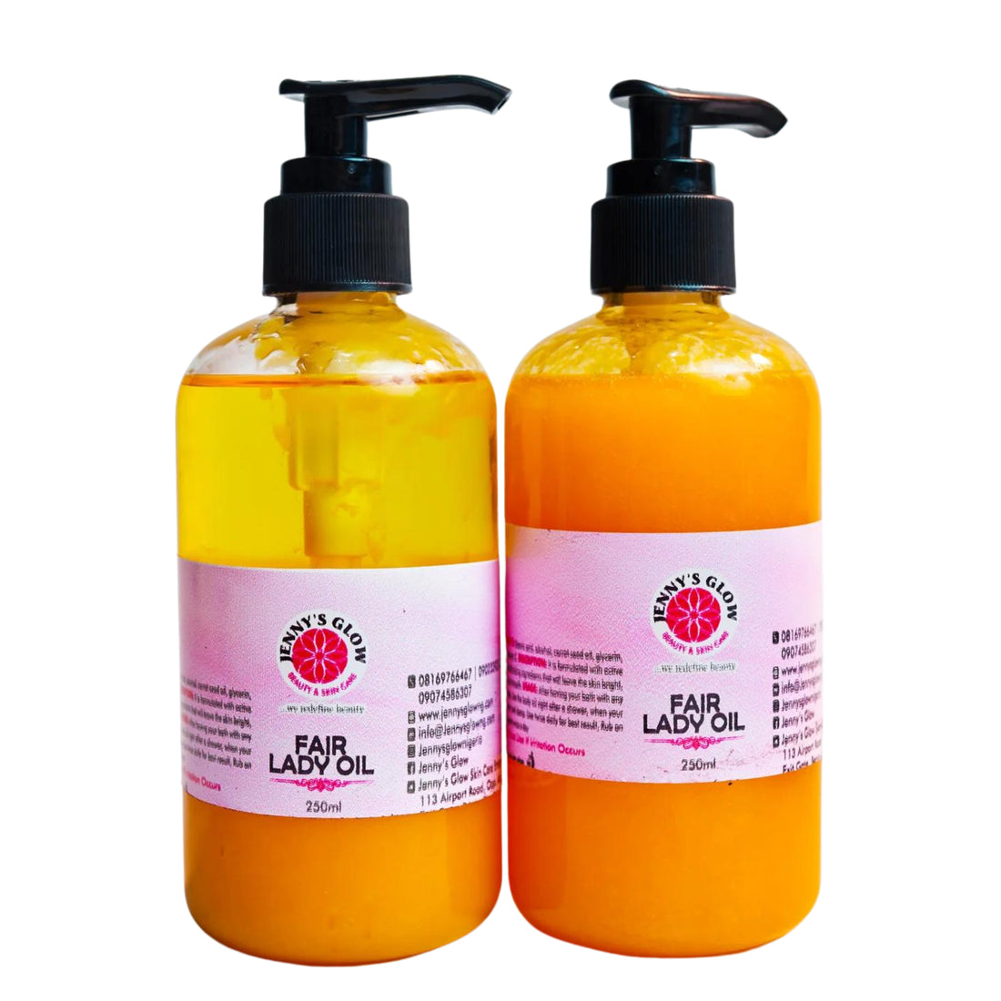 Jennysglow - Fair Lady Oil (250ml)