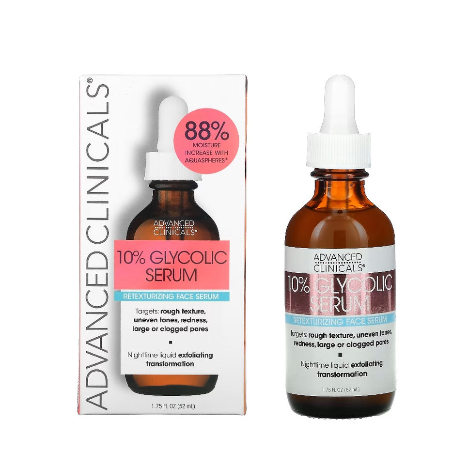Advanced Clinicals - Glycolic Serum (52ml / 1.75 fl. oz.)
