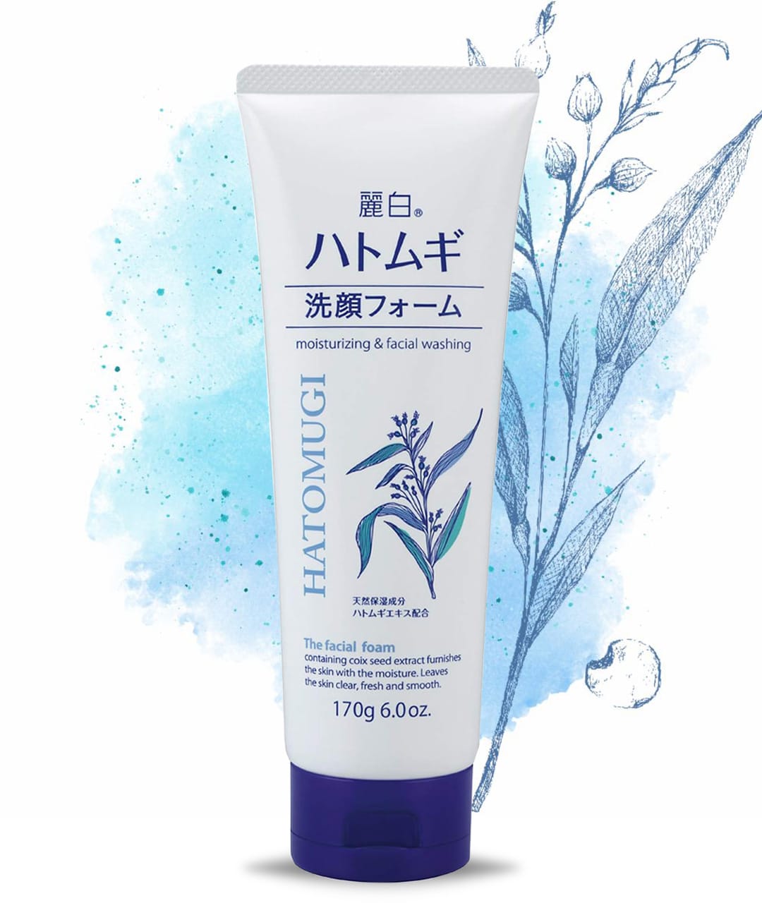 Hatomugi - The Facial Foam (170g/ 6.0 oz)