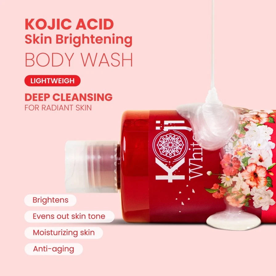 Koji White - Kojic Acid Skin Brightening Body Wash (320ml/10.82 fl oz)