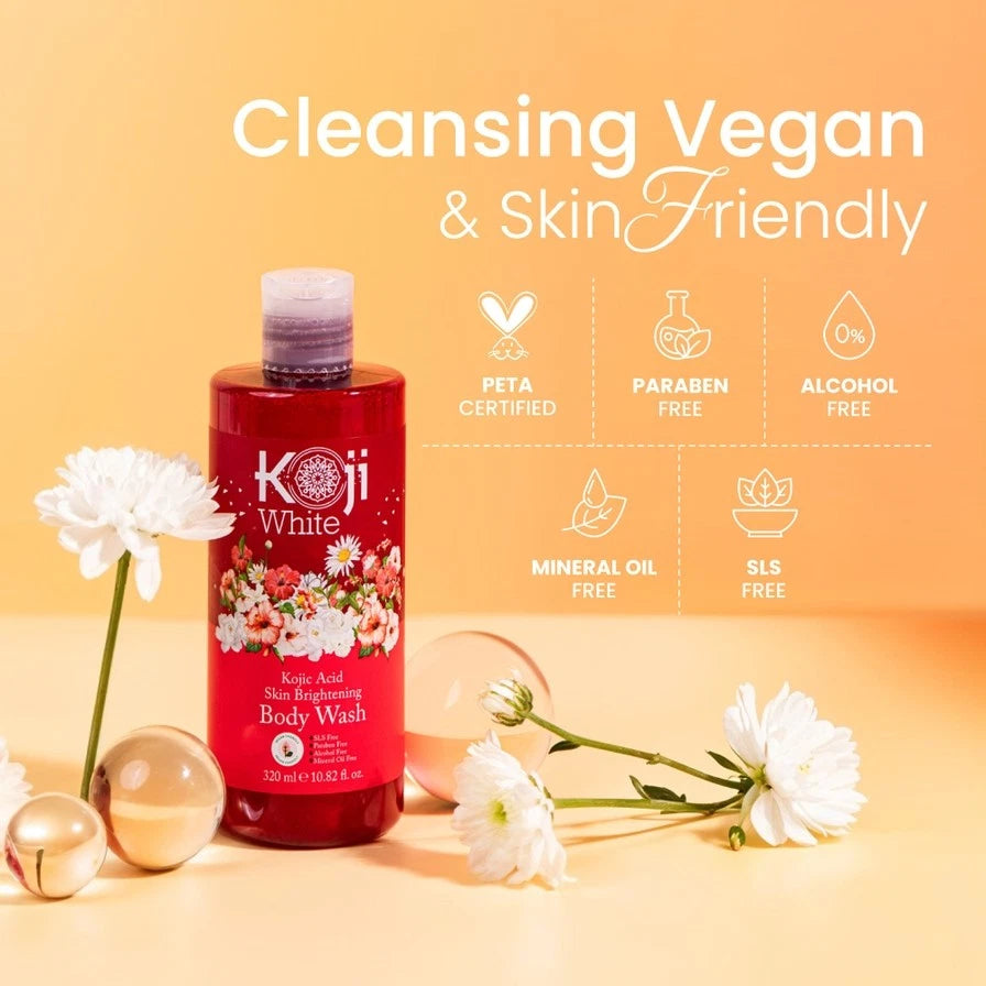 Koji White - Kojic Acid Skin Brightening Body Wash (320ml/10.82 fl oz)