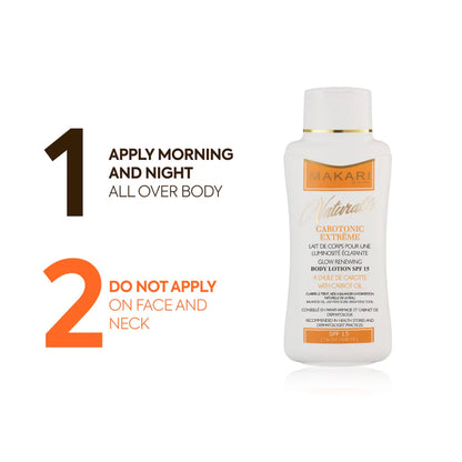 Makari - Carotonic Extreme Glow Renewing Body Lotion SPF 15 (500ml/17.6 oz)