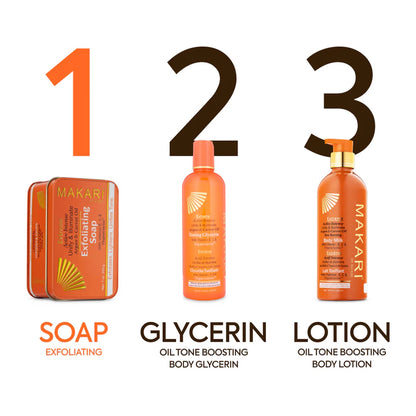 Makari - Active Intense Argan&amp; Carrot Oil Exfoliating Soap (200g/7 0z)
