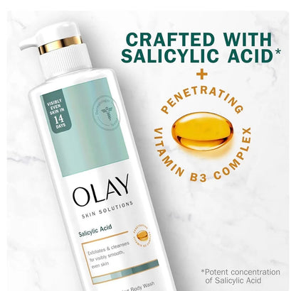 Olay - Salicylic Acid Hydrating Body Wash (530ml/ 17.9 fl.oz)