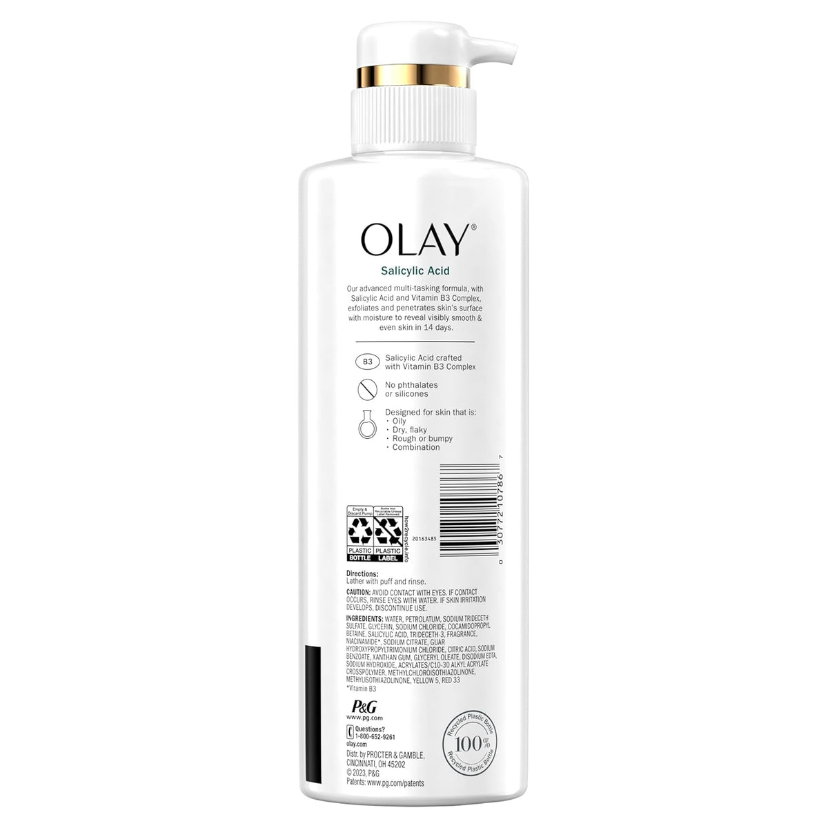 Olay - Salicylic Acid Hydrating Body Wash (530ml/ 17.9 fl.oz)