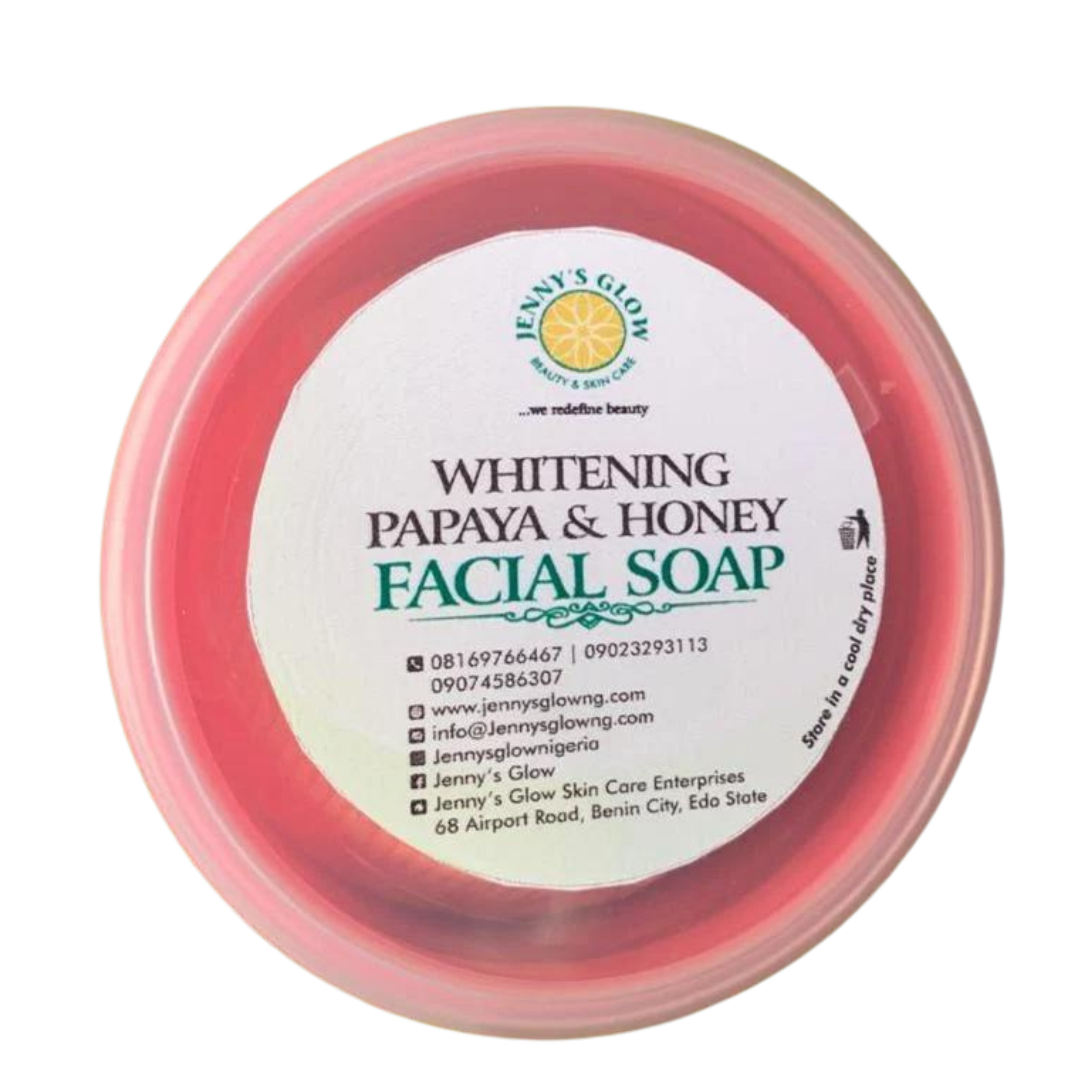 JennysGlow - Whitening Papaya &amp; Honey Facial Soap