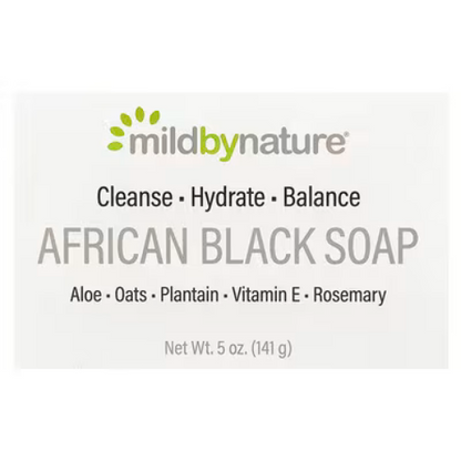 Mild By Nature -  African Black Bar Soap 5 oz (141 g)