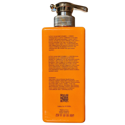 Active Caviar Drip - Vitamin C + Turmeric Lotion (444ml / 15 fl oz)